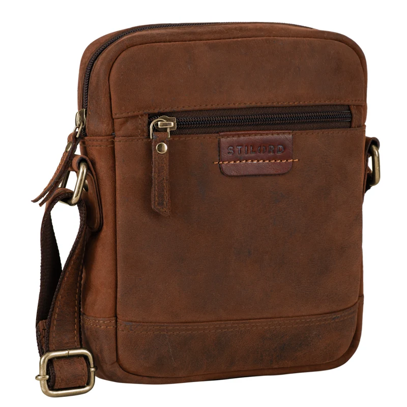 "Brian" Vintage Leder Tasche zum Umhängen