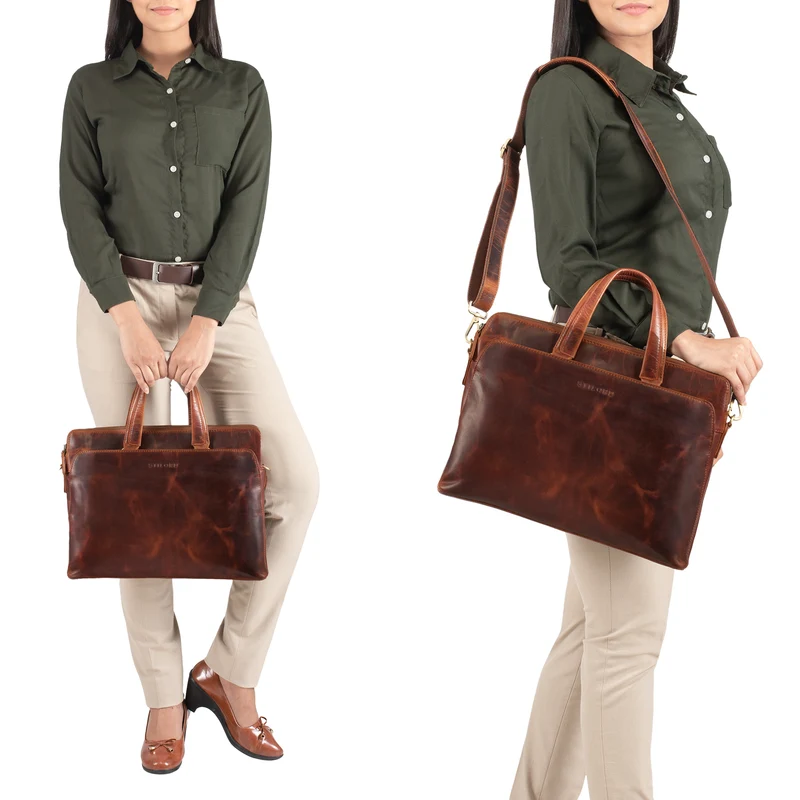 "Kylie" Business Ledertasche Damen