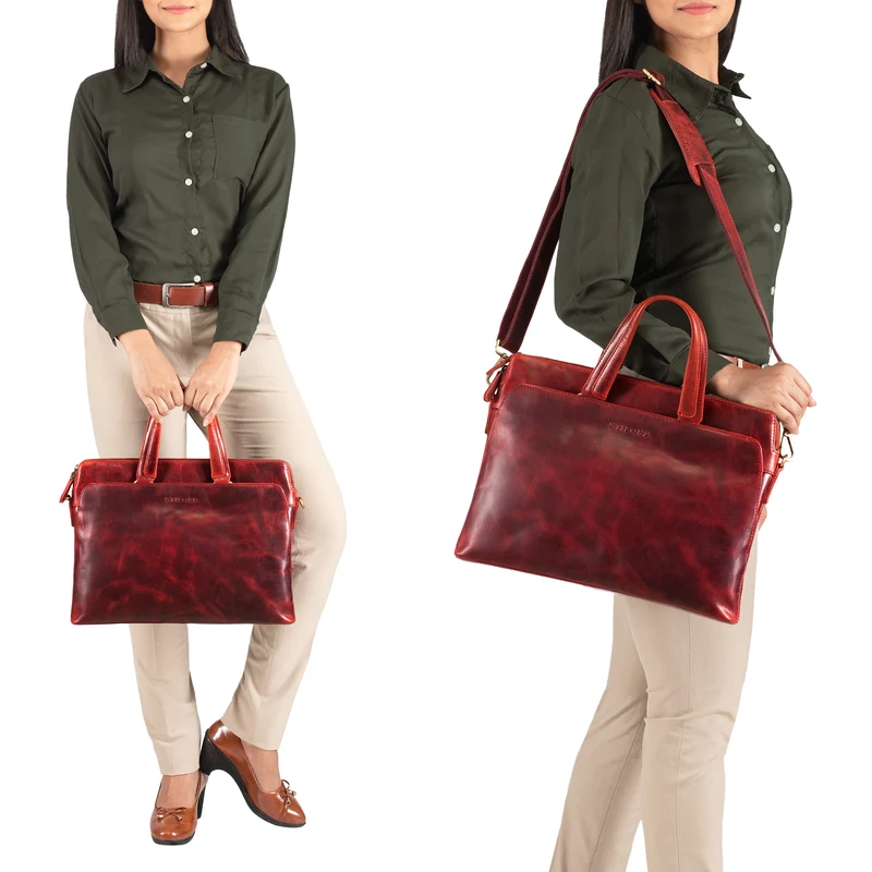 "Kylie" Business Ledertasche Damen