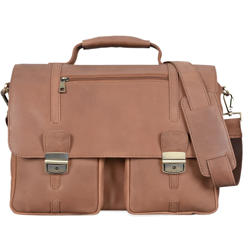 B-WARE "Robin" Vintage Businesstasche Leder Aktentasche