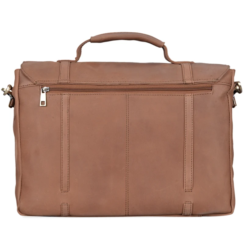 B-WARE "Robin" Vintage Businesstasche Leder Aktentasche