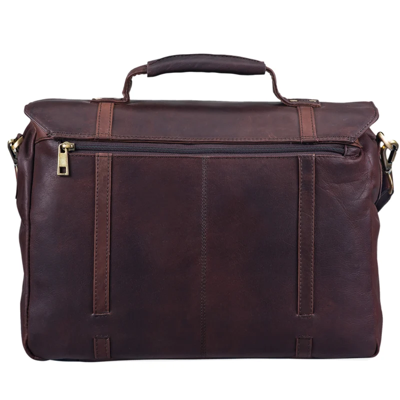 B-WARE "Robin" Vintage Businesstasche Leder Aktentasche