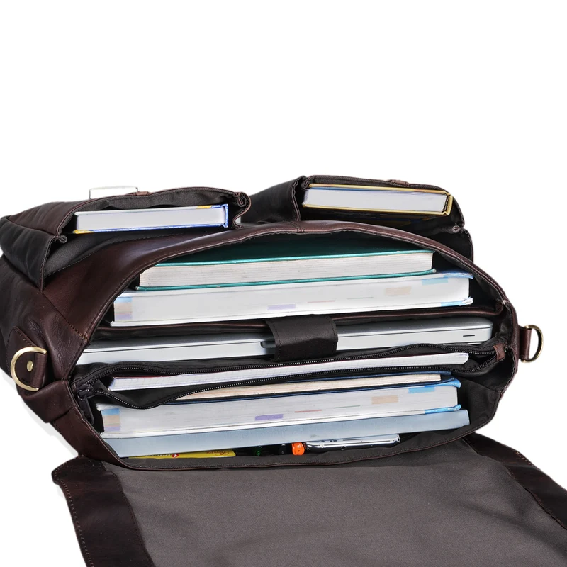 B-WARE "Robin" Vintage Businesstasche Leder Aktentasche