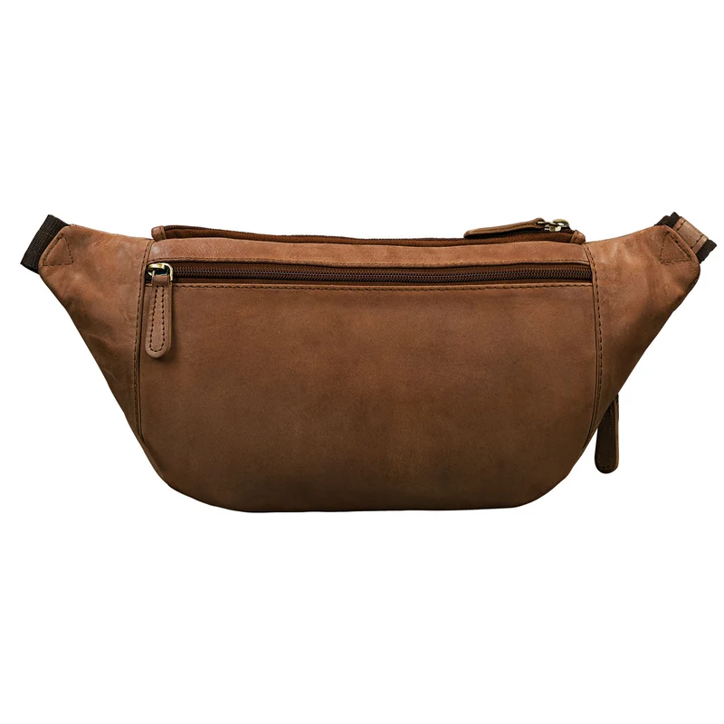 B-WARE "Luke" Bauchtasche Leder Herren Damen