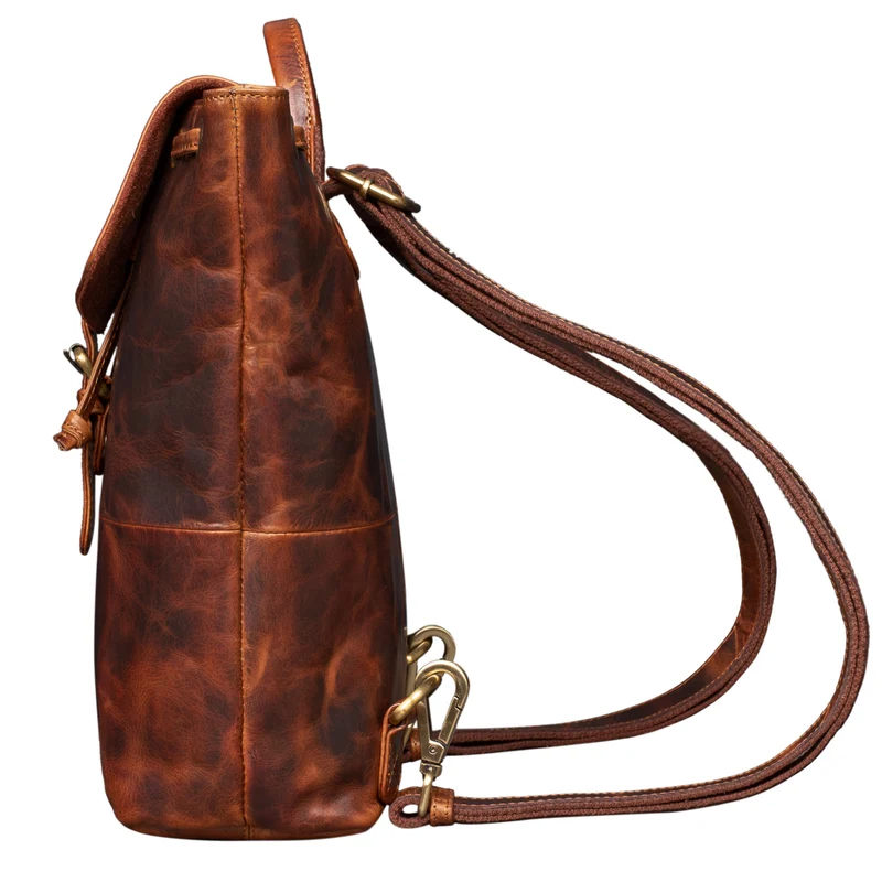 "Ranger" Vintage Rucksack Leder 13,3 Zoll
