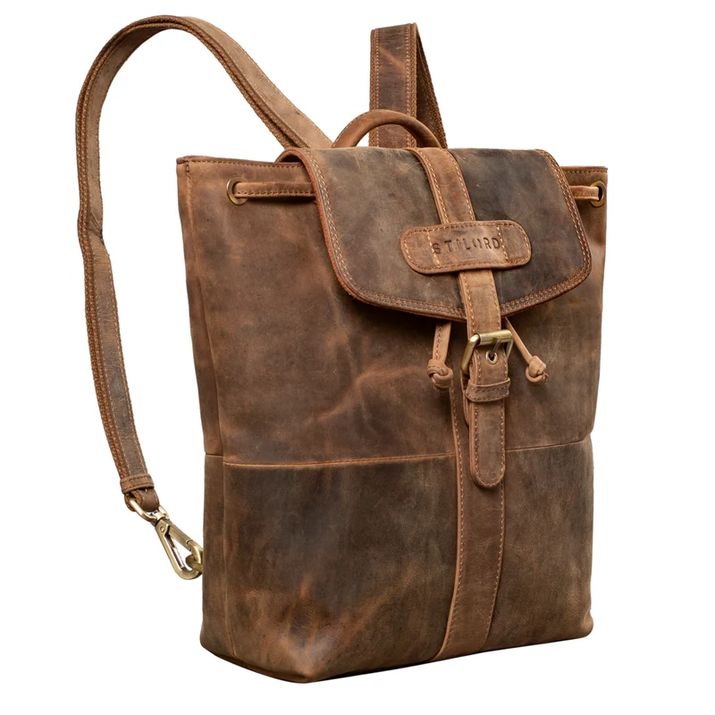 "Ranger" Vintage Rucksack Leder 13,3 Zoll