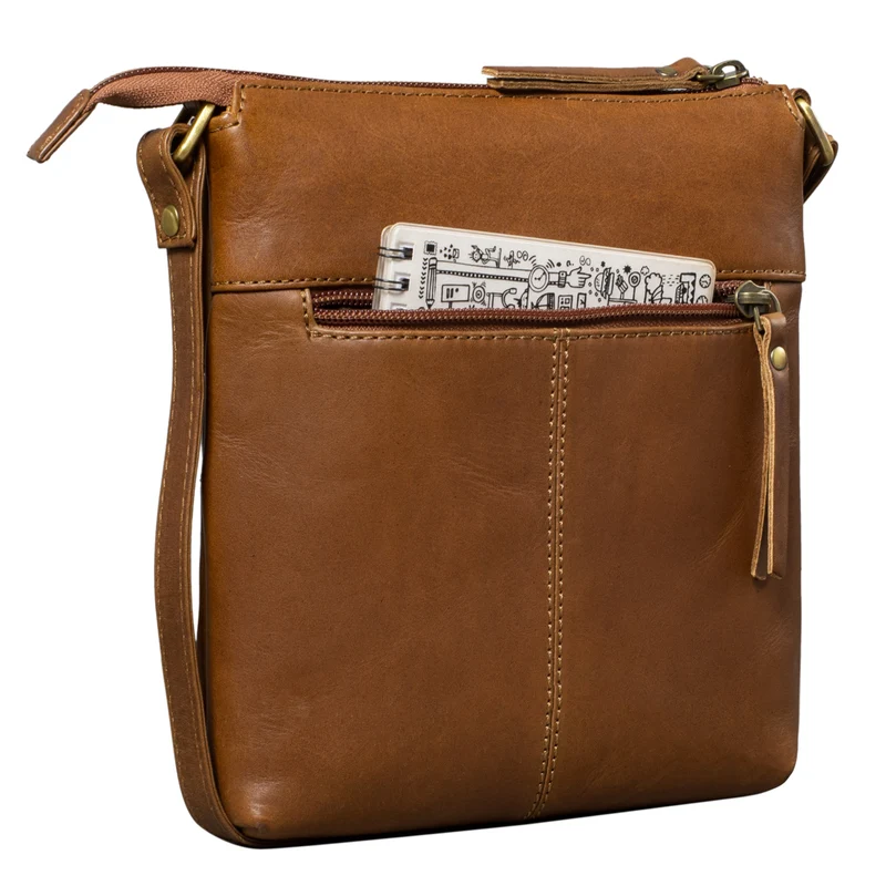 "Alina" Schultertasche Damen Leder Vintage