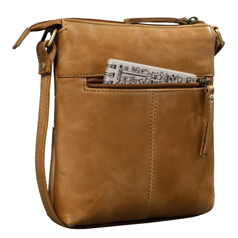 "Alina" Schultertasche Damen Leder Vintage