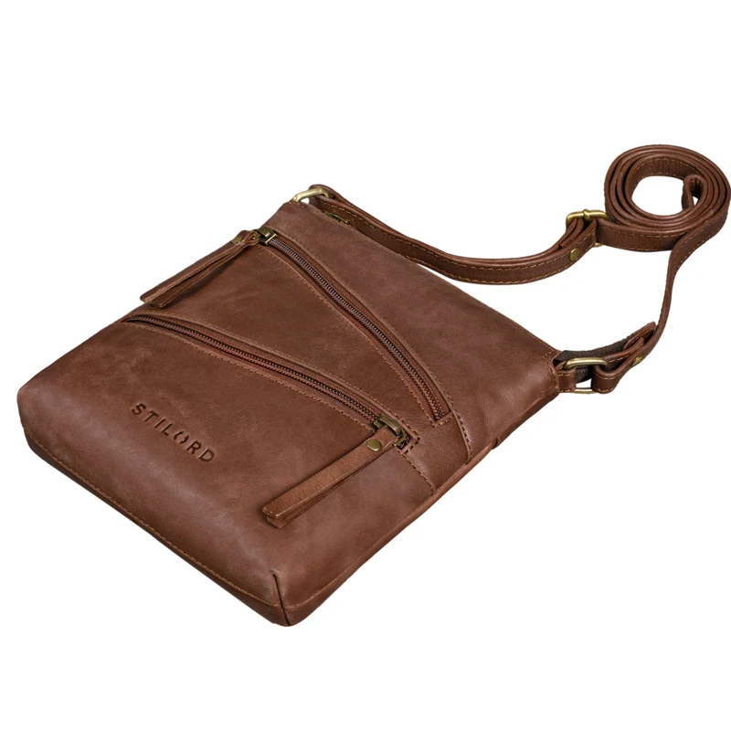 "Alina" Schultertasche Damen Leder Vintage