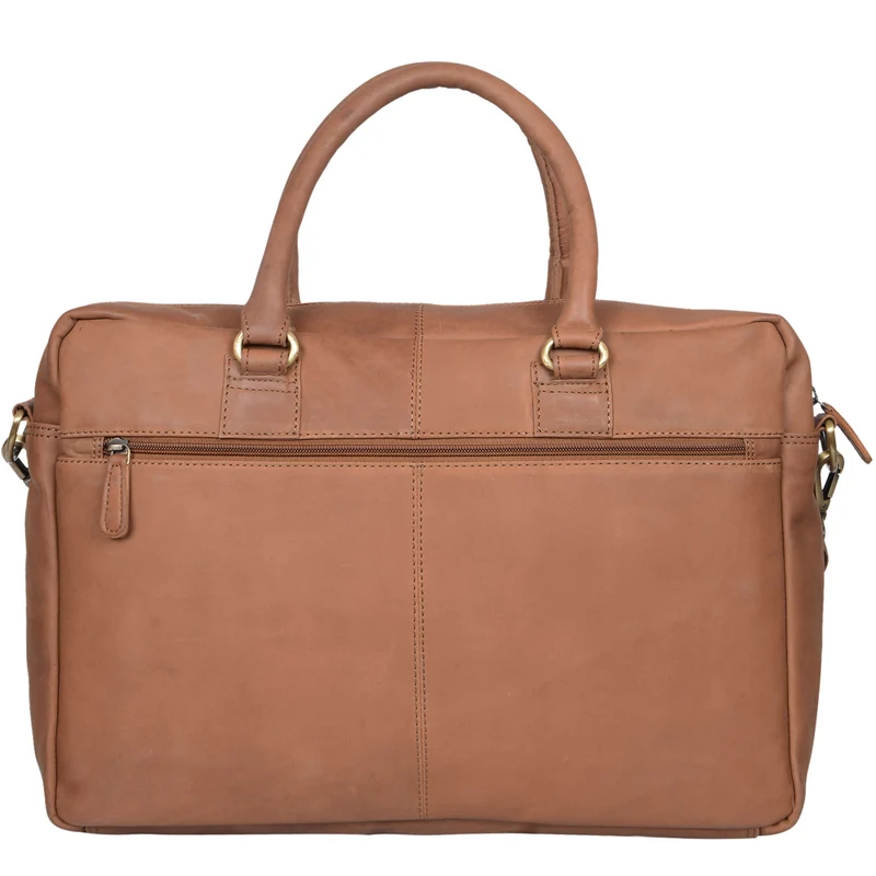 "Aaron" Umhängetasche Leder 15,6 Zoll