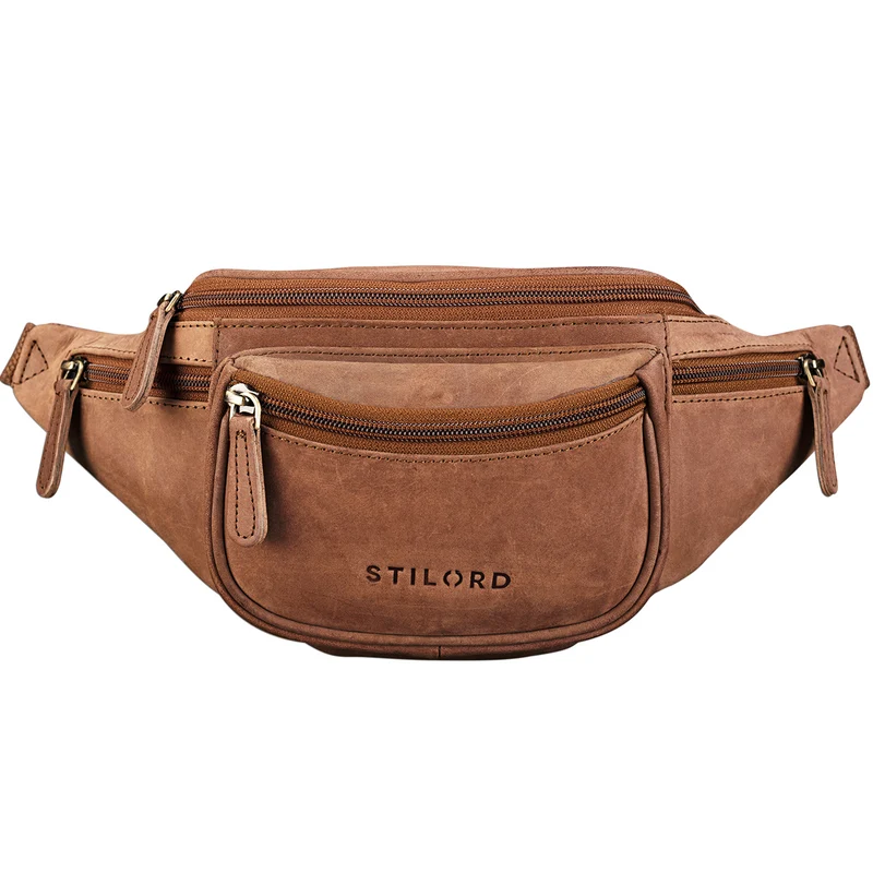 B-WARE "Eliah" Vintage Gürteltasche Leder
