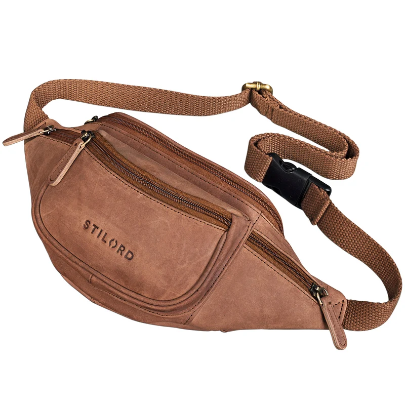 B-WARE "Eliah" Vintage Gürteltasche Leder