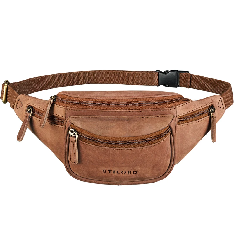 B-WARE "Eliah" Vintage Gürteltasche Leder