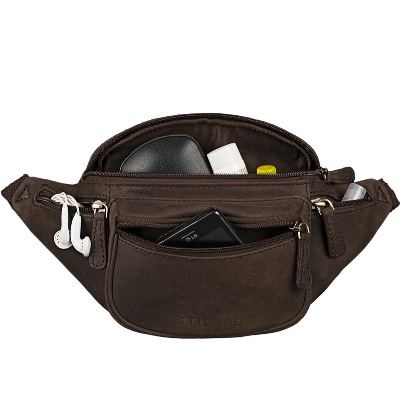 B-WARE "Eliah" Vintage Gürteltasche Leder