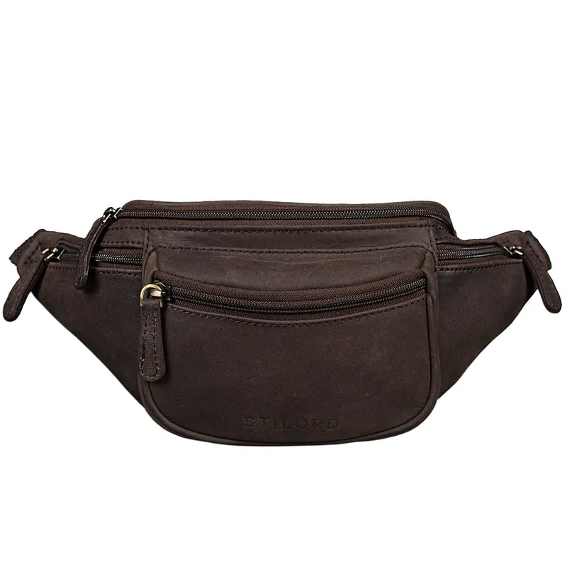 B-WARE "Eliah" Vintage Gürteltasche Leder