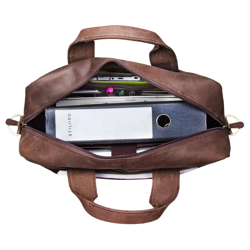 B-WARE "Amadeus" Lehrertasche Leder XL