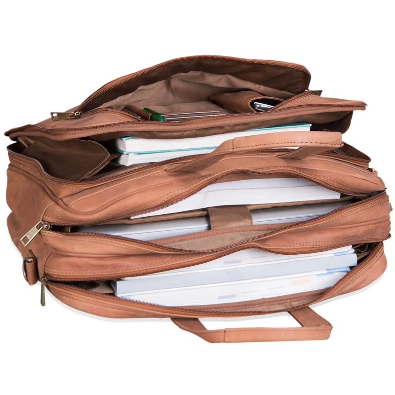 B-WARE "Artemis" Lehrertasche Leder Herren Damen