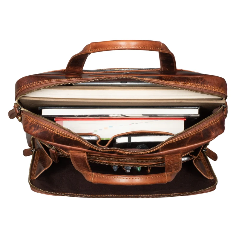 "Avery" Ledertasche Umhängetasche