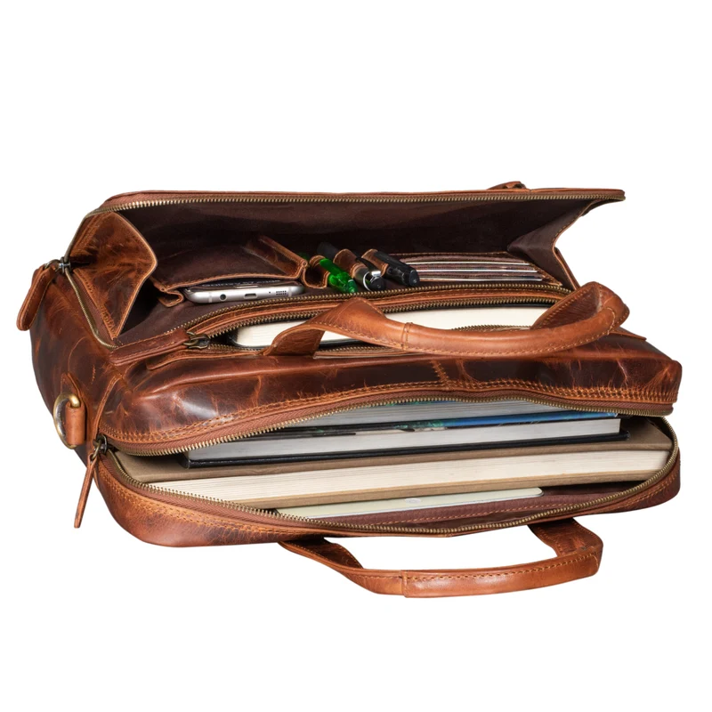 "Avery" Ledertasche Umhängetasche