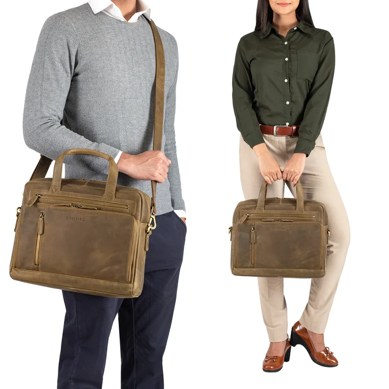"Avery" Ledertasche Umhängetasche