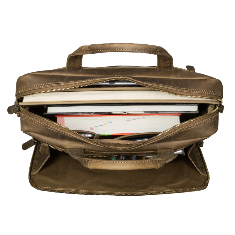 "Avery" Ledertasche Umhängetasche