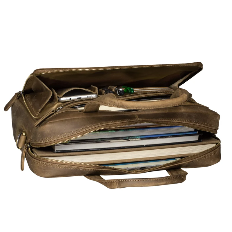 "Avery" Ledertasche Umhängetasche