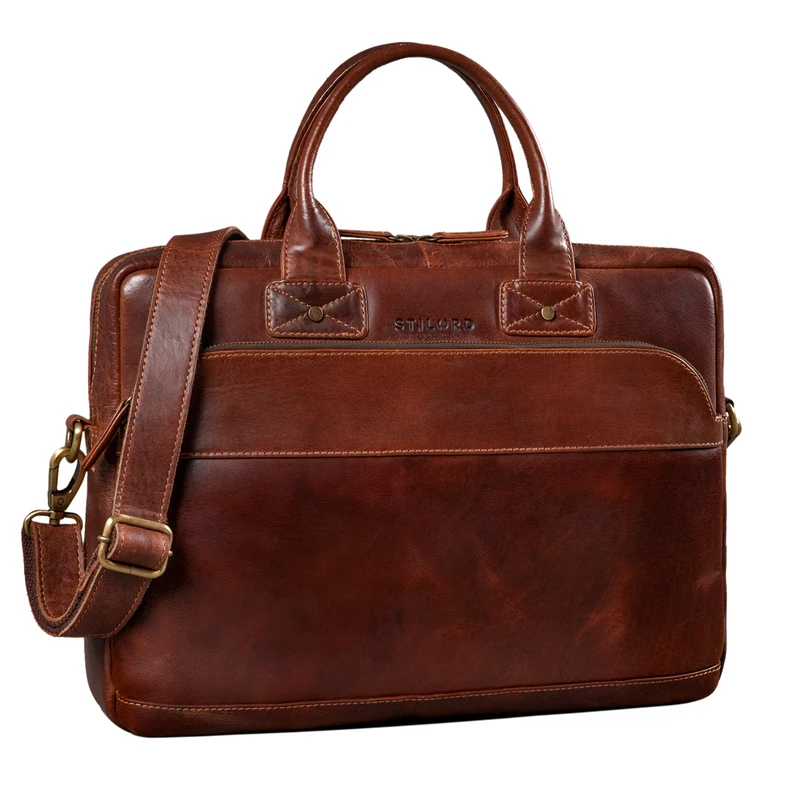 "Alvin" Business Laptoptasche Leder