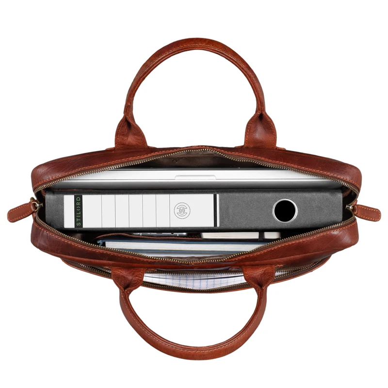 "Alvin" Business Laptoptasche Leder