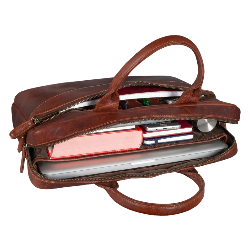 "Alvin" Business Laptoptasche Leder