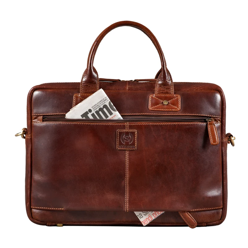 "Alvin" Business Laptoptasche Leder