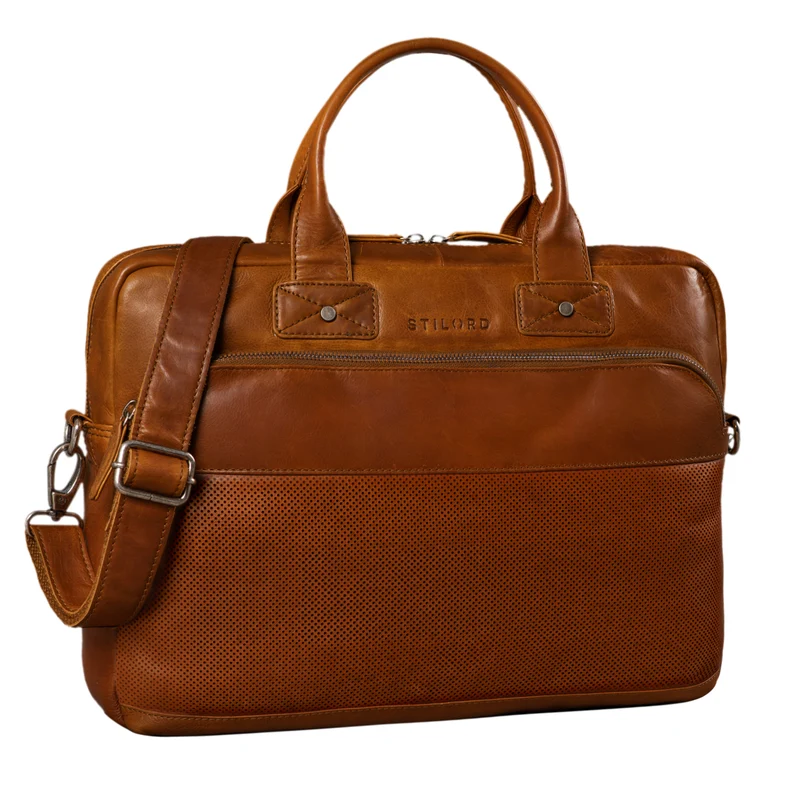 "Alvin" Business Laptoptasche Leder