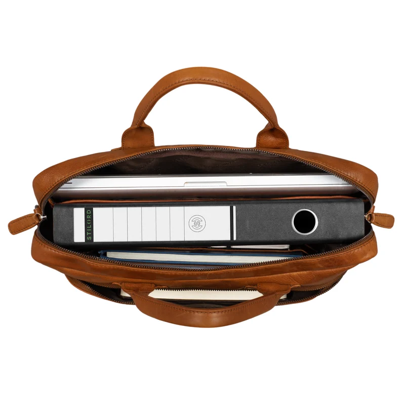 "Alvin" Business Laptoptasche Leder