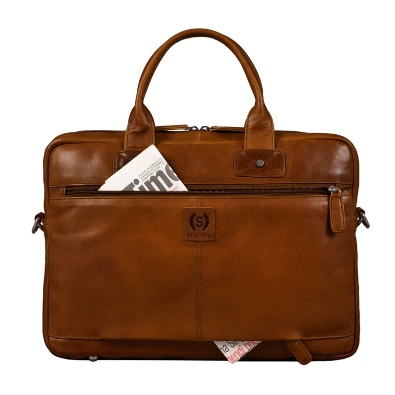 "Alvin" Business Laptoptasche Leder