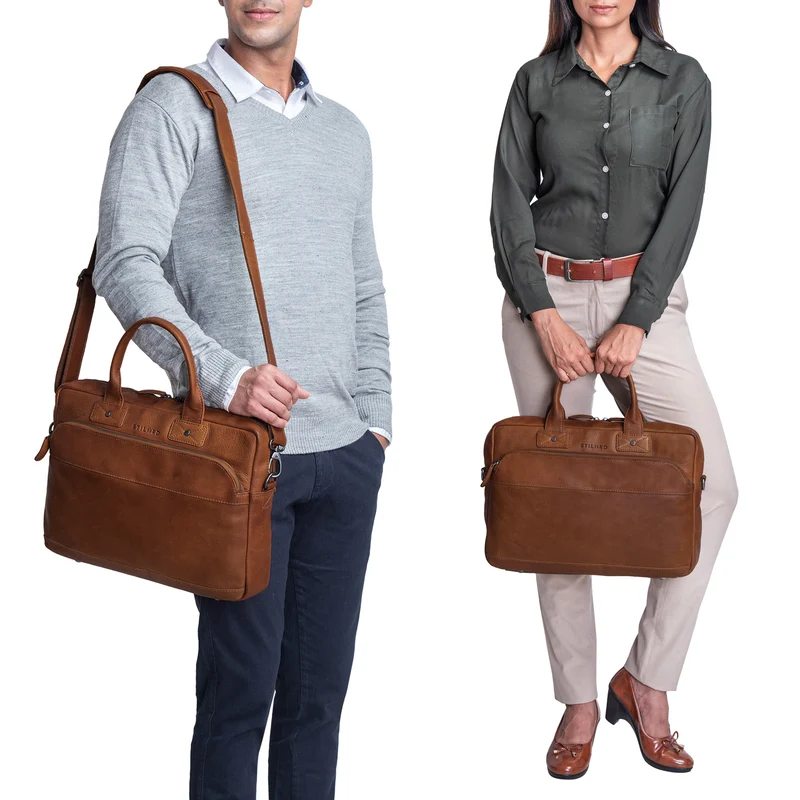 "Alvin" Business Laptoptasche Leder