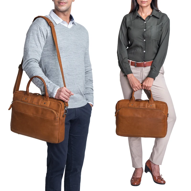 "Alvin" Business Laptoptasche Leder