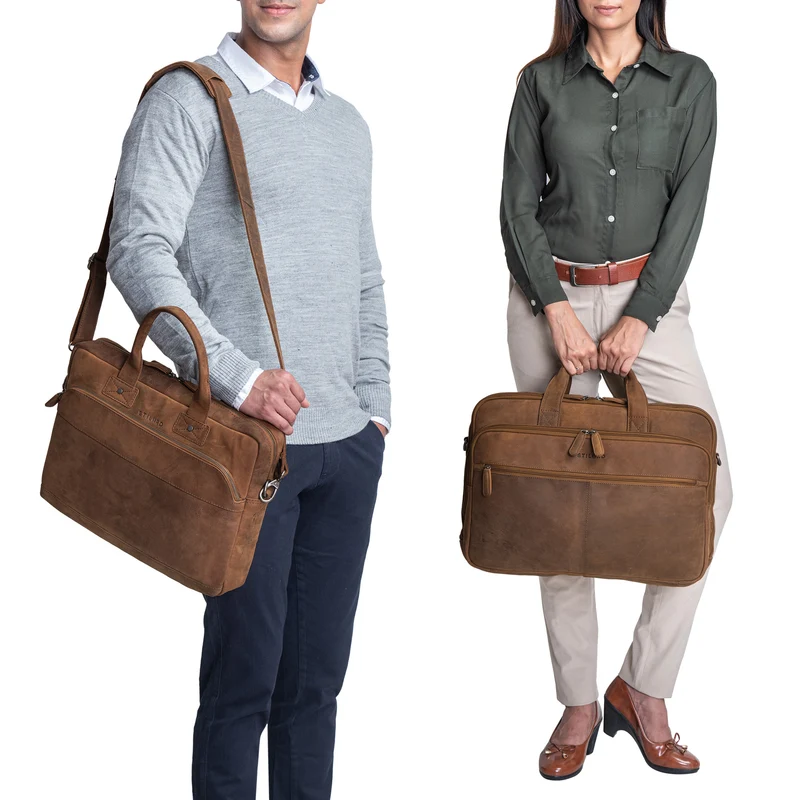 "Alvin" Business Laptoptasche Leder