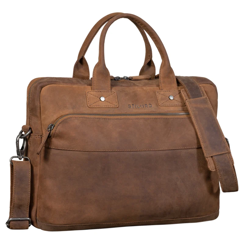 "Alvin" Business Laptoptasche Leder