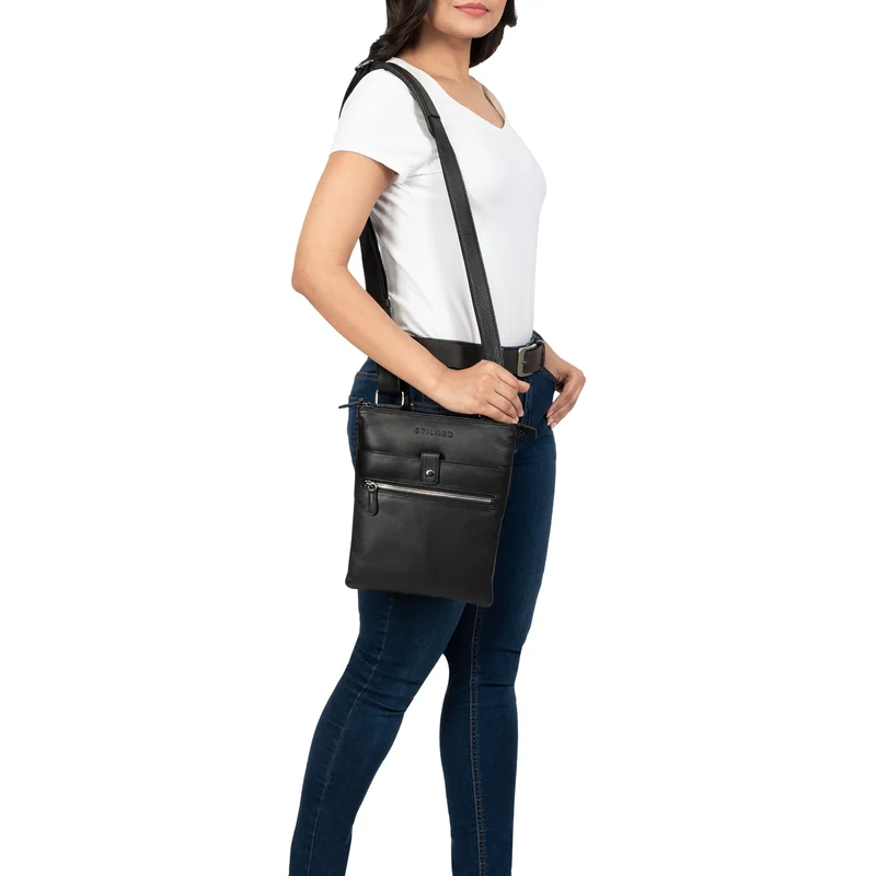 "Enya" Ledertasche Damen Umhängetasche