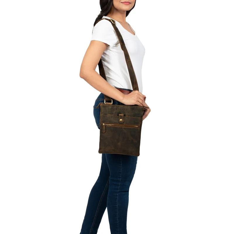 "Enya" Ledertasche Damen Umhängetasche