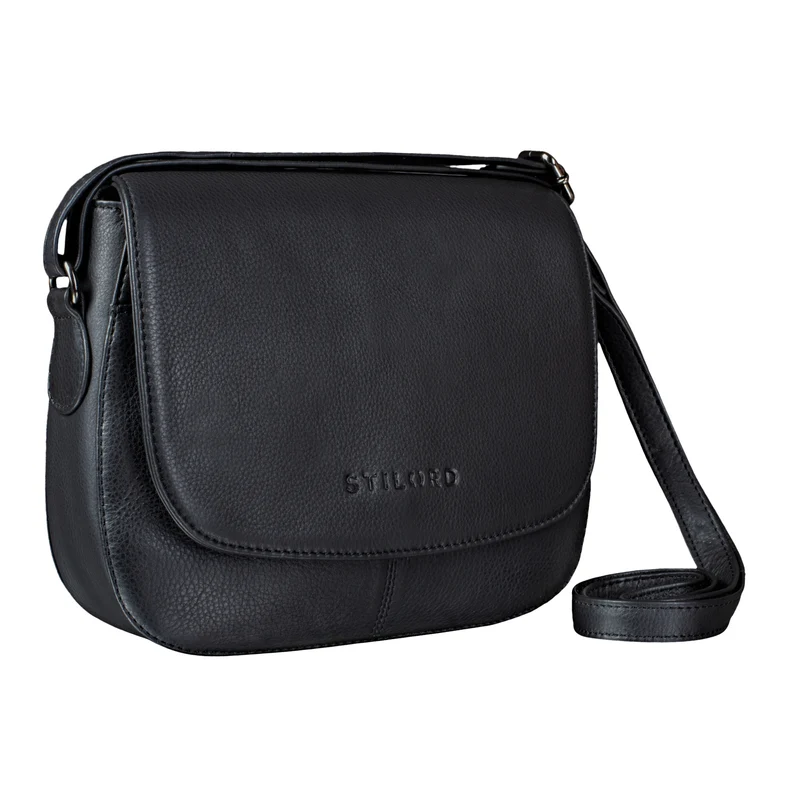"Savannah" Umhängetasche Damen Leder kleine Echtleder Handtasche
