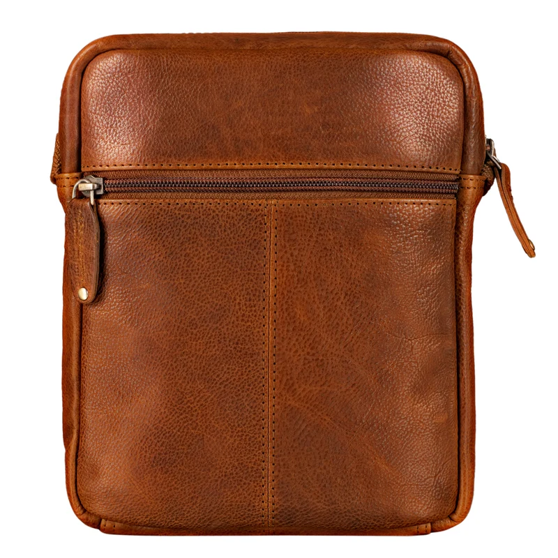 "Kendrick" Herren Umhängetasche Leder klein