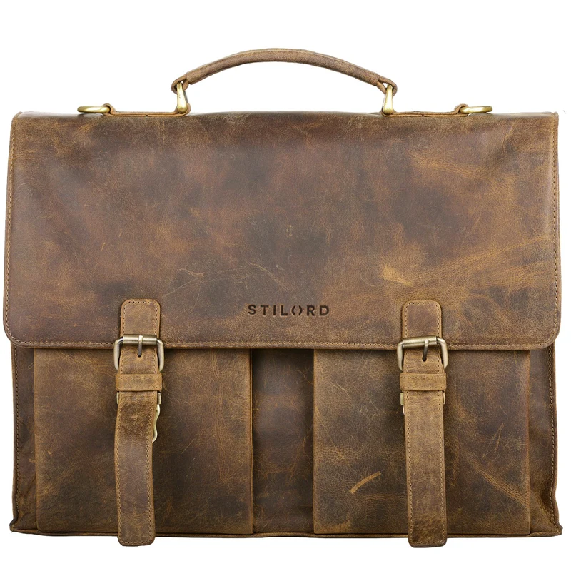 B-WARE "Constantin" Vintage Lehrertasche Aktentasche
