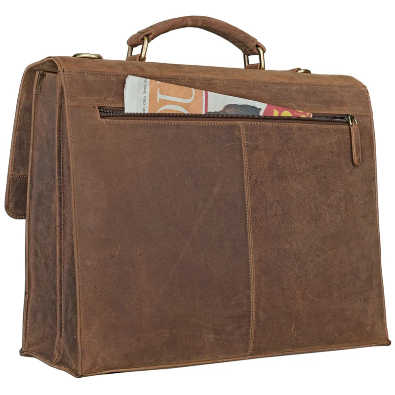 B-WARE "Constantin" Vintage Lehrertasche Aktentasche