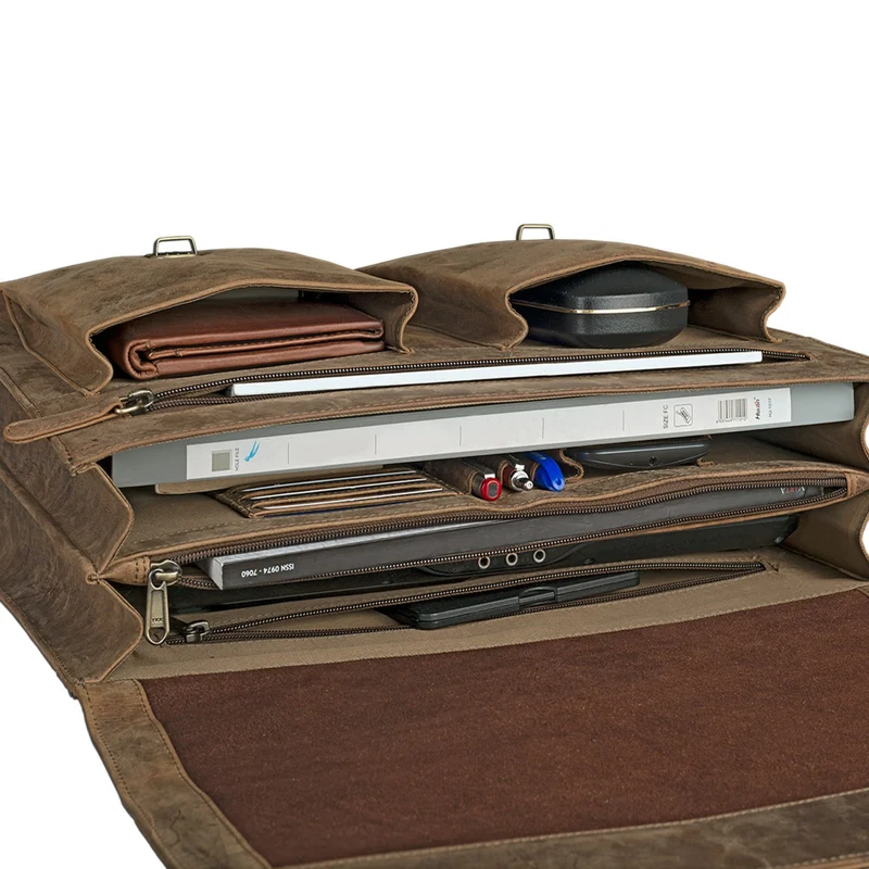 B-WARE "Constantin" Vintage Lehrertasche Aktentasche