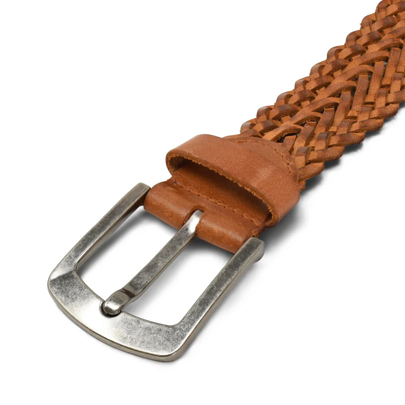 "Arin" Flechtgürtel Leder 40 mm