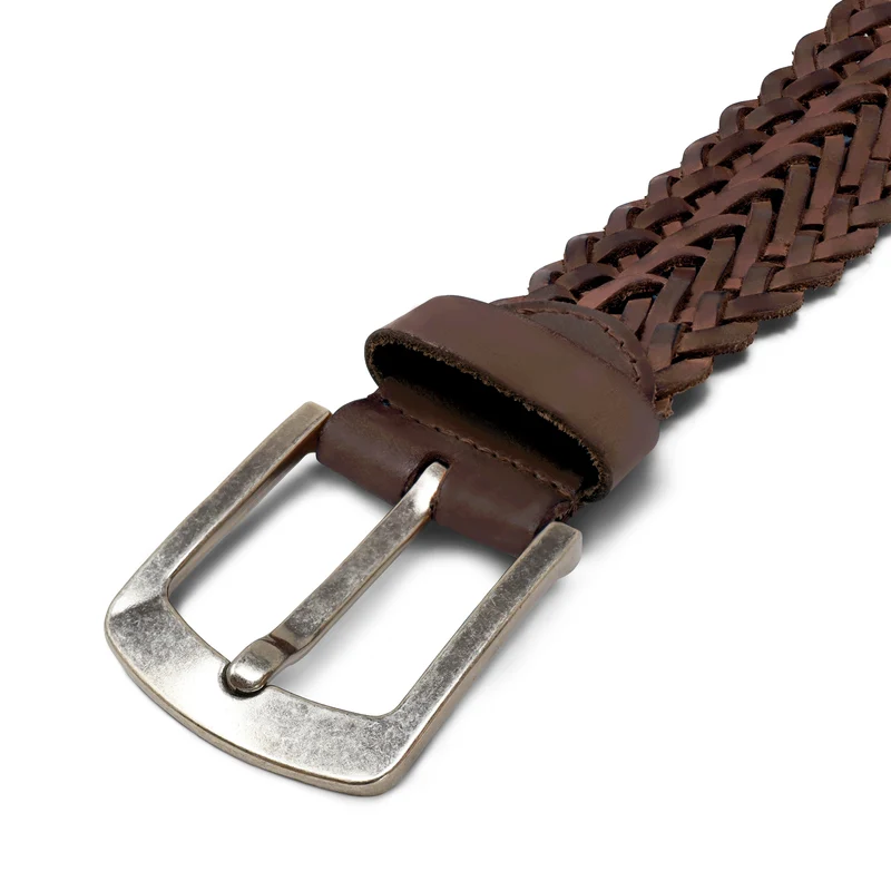 "Arin" Flechtgürtel Leder 40 mm