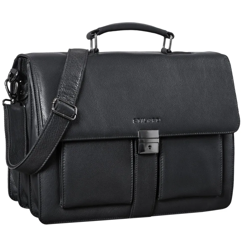 B-WARE "Eros" Aktentasche Leder 15,6 Zoll