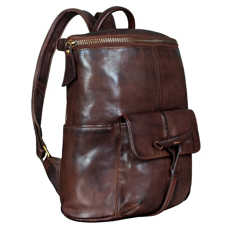 "Fernandez" Vintage Rucksack Leder Groß