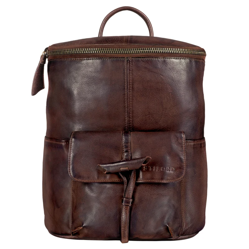 "Fernandez" Vintage Rucksack Leder Groß