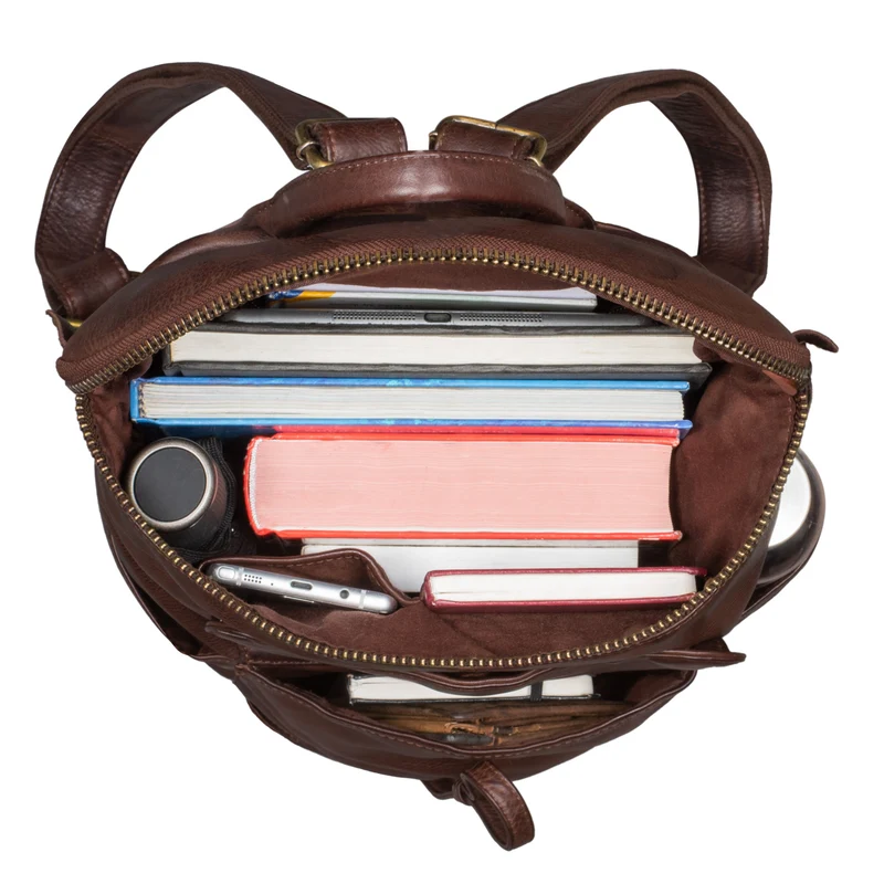 "Fernandez" Vintage Rucksack Leder Groß